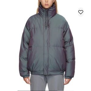 Fear of God Essentials SS20 Puffer Jacket Iridescent FOG-SS20-305 Size XL